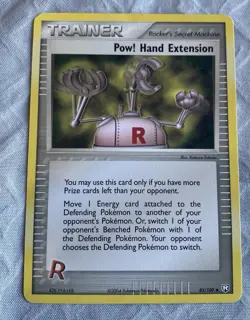Pow! Hand Extension - 85/109 - Pokemon Ex Team Rocket Returns Non Holo Pokemon - Image 1