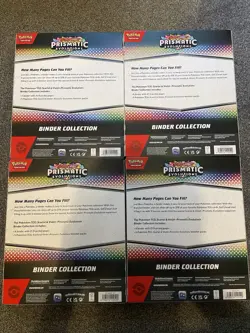 Pokemon TCG: Prismatic Evolutions Binder Collection x4 Factory Sealed Brand New - Image 2