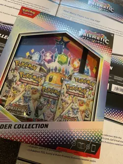 Pokemon TCG: Prismatic Evolutions Binder Collection x4 Factory Sealed Brand New - Image 3