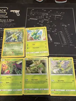 Scyther Pokemon Collection Scyther 26 First edition Fossil Scyther 4 And More Nm - Image 1