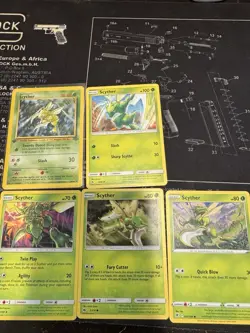 Scyther Pokemon Collection Scyther 26 First edition Fossil Scyther 4 And More Nm - Image 2