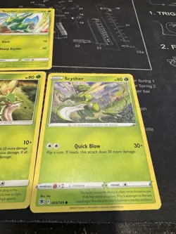 Scyther Pokemon Collection Scyther 26 First edition Fossil Scyther 4 And More Nm - Image 3