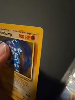 Pokemon TCG Machamp Holo Rare 1st Edition Base Set 8/102 LP - Image 5