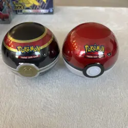The Pokemon TCG Luxury Ball Pokeball Tins New Sealed Set Of 2 “A24” - Image 1