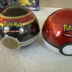 The Pokemon TCG Luxury Ball Pokeball Tins New Sealed Set Of 2 “A24” - Image 4