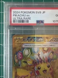 PSA 10 Pikachu EX UR 136/106 Super Electric Breaker Pokemon Japanese US Seller - Image 2