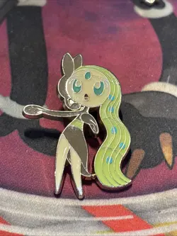 Pokemon Official Meloetta Mythical Collection Pin NM 2016 - Image 1