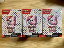 Pokemon Scarlet & Violet 151 Booster Bundles Lot Of 3 - Image 1