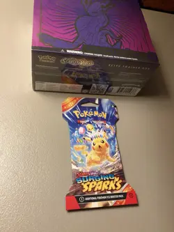 Pokemon TCG Scarlet & Violet Base Elite Trainer Box ETB + Surging Spark Pack New - Image 2