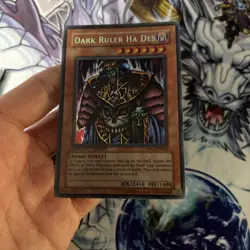 (EF) Yugioh Dark Ruler Ha Des MC1-EN006 Secret Rare Limited Edition LP - Image 2