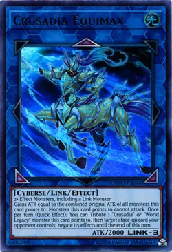 Yugioh CYHO-EN044 Crusadia Equimax Ultra Rare NM - Image 1
