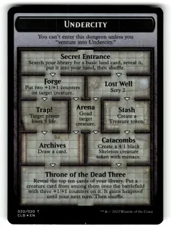 The Initiative // Undercity 20 Commander Legends: Battle for Baldur' MTG Foil NM - Image 1