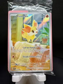 Fennekin 080 Sealed Black Star ETB Promo Pokemon TCG ME04 Chaos Rising - Image 1