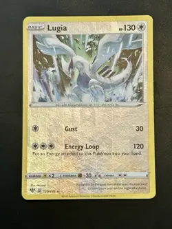 Pokemon Lugia 140/189 Darkness Ablaze Reverse Holo Rare Card LP - Image 1