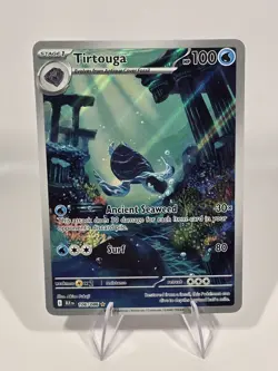 Tirtouga 106/086 Sv: Black Bolt Full Art IR Pokemon Card - NM - Image 1