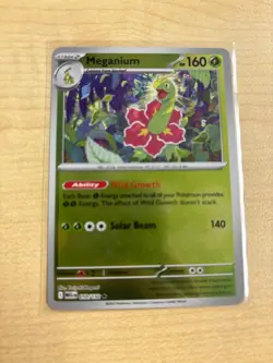 010/132 Meganium : (Reverse Holo) Card : Mega Evolution : Pokemon TCG - Image 1
