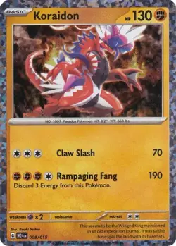 Koraidon 008/015 McDonald's Promos 2024 Holo Promo NM 2025 - Image 2