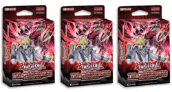 3x YUGIOH 1ST ED THE CRIMSON KING STRUCTURE DECK FACTORY SEALED/NEW - Image 1