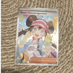 The Pokemon Company Rosa's Encouragement 123/088 English Full Art Holo SR - Image 1