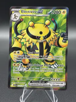 Pokemon TCG Electivire ex 212/182 SV10 Destined Rivals Ultra Rare Holo - Image 1