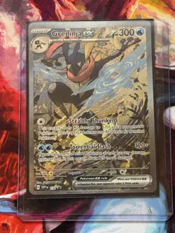 Greninja ex - SVP132 Black Star Promo Special Illustration Pokemon - NM - Image 1