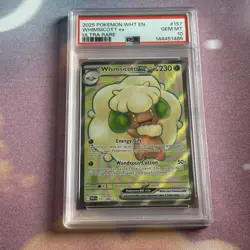 PSA 10 Whimsicott 157, Pokemon Single White Flare, Gem Mint - Image 1