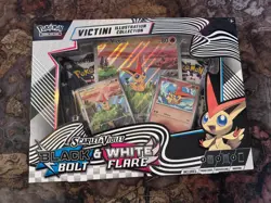 Pokemon TCG Victini Illustration Collection Black Bolt White Flare Sealed Box - Image 1
