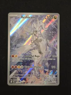 Pokemon TCG N's Reshiram Sv09 Journey Together 167/159 IR Holo Full Art - Image 1
