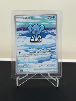 Cubchoo Pokemon Illustration Rare SV: Black Bolt 109/086 NM - Image 1