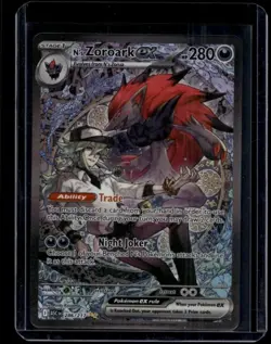 Pokemon TCG N's Zoroark ex 286/217 Ascended Heroes Special Illustration NM - Image 1