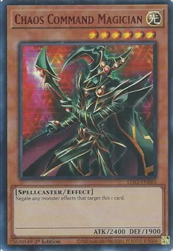 3x YUGIOH LDS3-EN083 CHAOS COMMAND MAGICIAN ULTRA RARE NEAR MINT (NM) (RED) - Image 1