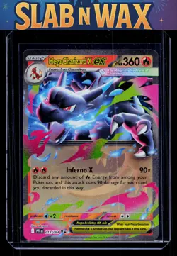Pokemon tcg ME02: Phantasmal Flames Mega Charizard X ex #013/094 - Image 1
