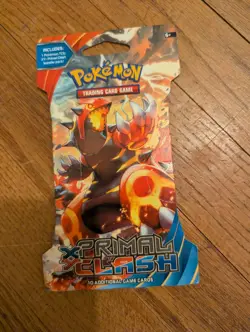 Pokemon TCG XY Primal Clash Booster Pack - Sealed - Groudon - Image 1