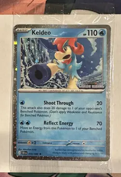 Pokemon TCG Keldeo Chaos Rising 019/086 Stamped PROMO - Image 1