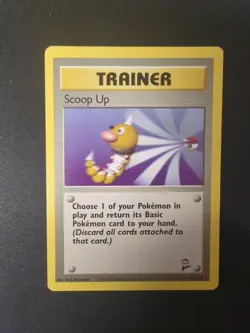 Scoop Up 107/130 Base Set 2 Non Holo Rare Pokemon Lp - Image 1