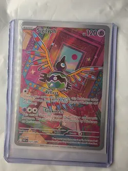 Sigilyph AR 118/086 White Flare sv11W Pokemon Pack Fresh Japanese US SELLER - NM - Image 2
