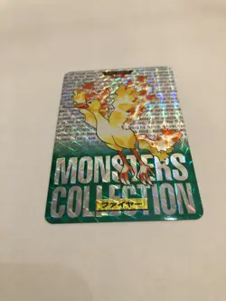 1995 Japanese Pokemon Moltres Holo Prism Bandai Game Freak Nintendo Rare #146 - Image 2