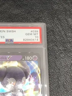 B6 Pokemon TCG Indeedee V 039/072 Shining Fates 2021 PSA 10 - Image 3