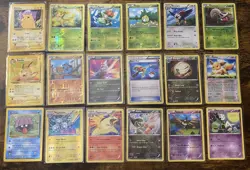 Vintage-Mid Era Pokemon TCG Regular, Reverse Holos, Holos! Lot Of 18 MP-NM! - Image 1