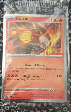 gamestop Ho-Oh stamped promo sealed - Image 1