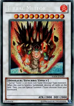 Yugioh Jurrac Meteor HA04-EN029 Secret Rare NM - Image 1