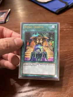 Yu-Gi-Oh! Royal Tribute LCYW-EN195 Ultra Rare Unlimited Edition Lightly Played - Image 1