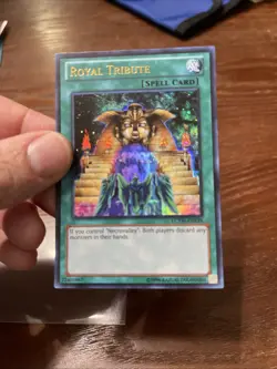 Yu-Gi-Oh! Royal Tribute LCYW-EN195 Ultra Rare Unlimited Edition Lightly Played - Image 2