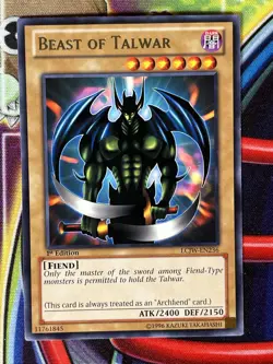 Yugioh Beast Of Talwar LCJW-EN236 Single - Image 1