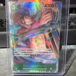ST12-003 Dracule Mihawk Full Art Foil One Piece CCG - Image 1
