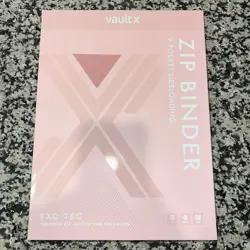 Vault X Just Pink 9-Pocket Exo-Tec Zip Binder - 360 Cards - New - Image 1