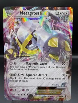 Metagross EX - XY34 - Pokemon XY Promo Ultra Rare Card LP - Image 1