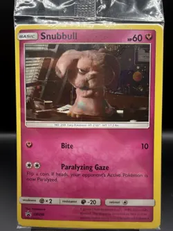 Snubbull - SM200 - Sealed Pokemon Promo Sun & Moon Holo Rare Card NM - Image 1