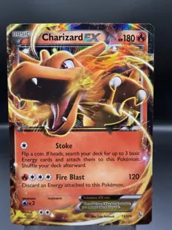 Charizard EX - 11/106 - Pokemon Flashfire XY Ultra Rare Card MP - Image 1