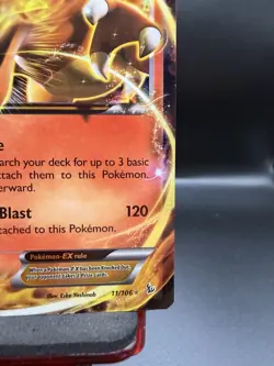 Charizard EX - 11/106 - Pokemon Flashfire XY Ultra Rare Card MP - Image 4